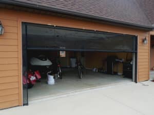 roll up garage screen door kit